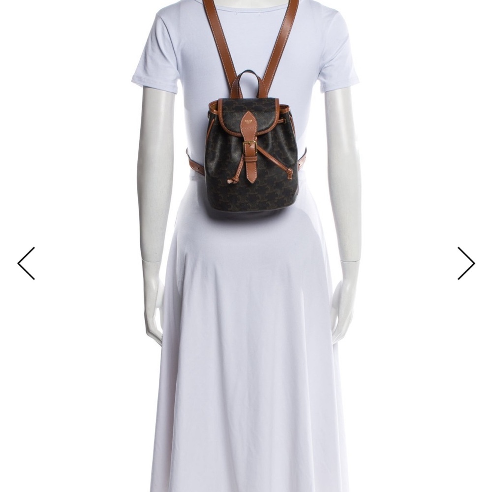 Mint Condition 2022 Celine Triomphe Mini Folco Ba… - image 5